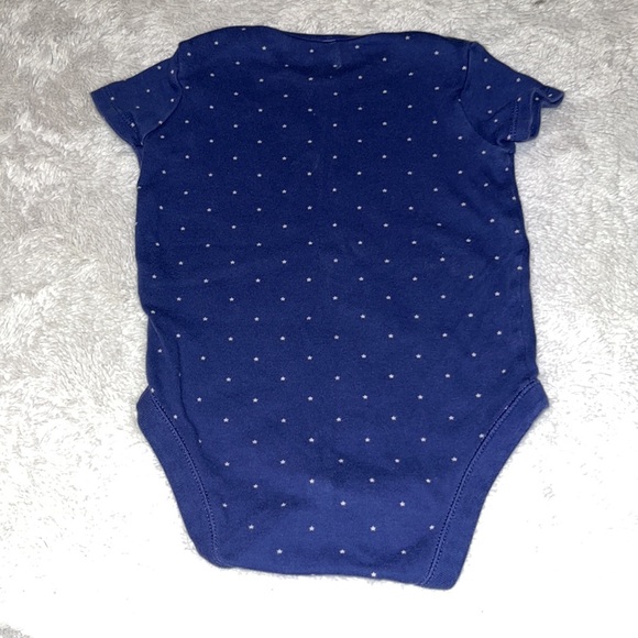 (3 for $10) F&F navy star bodysuit - Picture 5 of 6